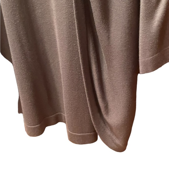 Joan Vass long open front Cardigan, gray, size medium - Picture 2 of 5